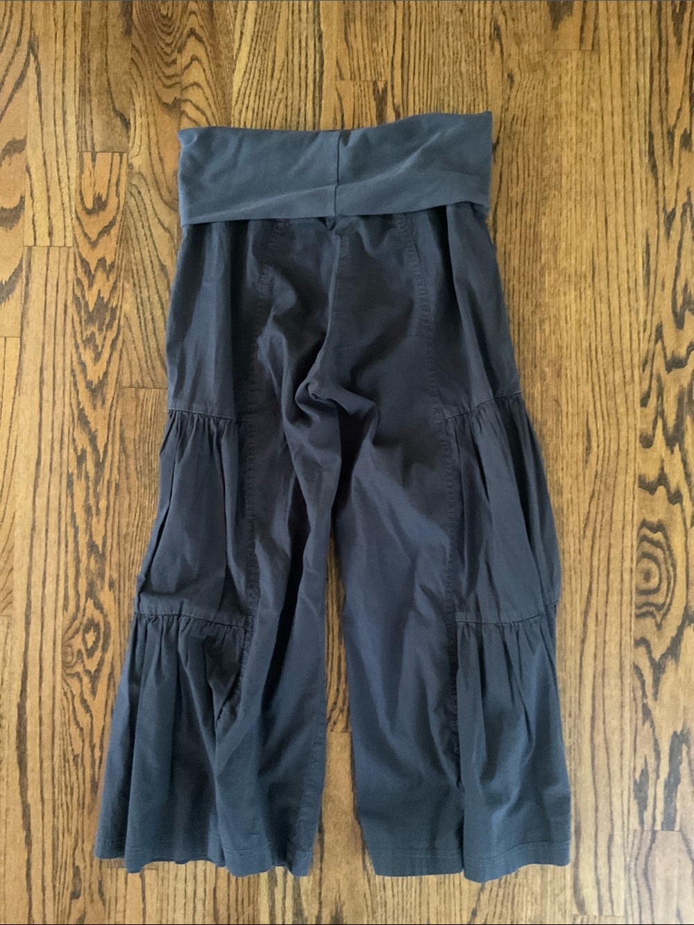 Cotton navy blue super casual fun pants - Picture 2 of 3